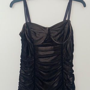 Majorelle revolve sheer midi dress with built in bustier